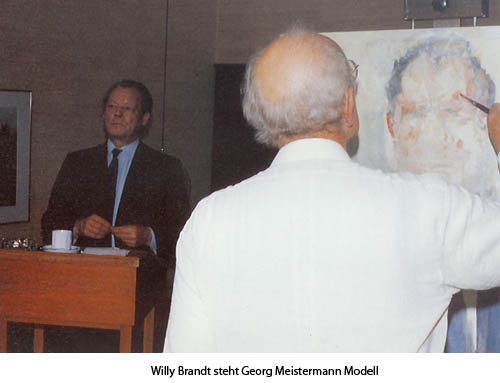 Willy Brandt als Modell